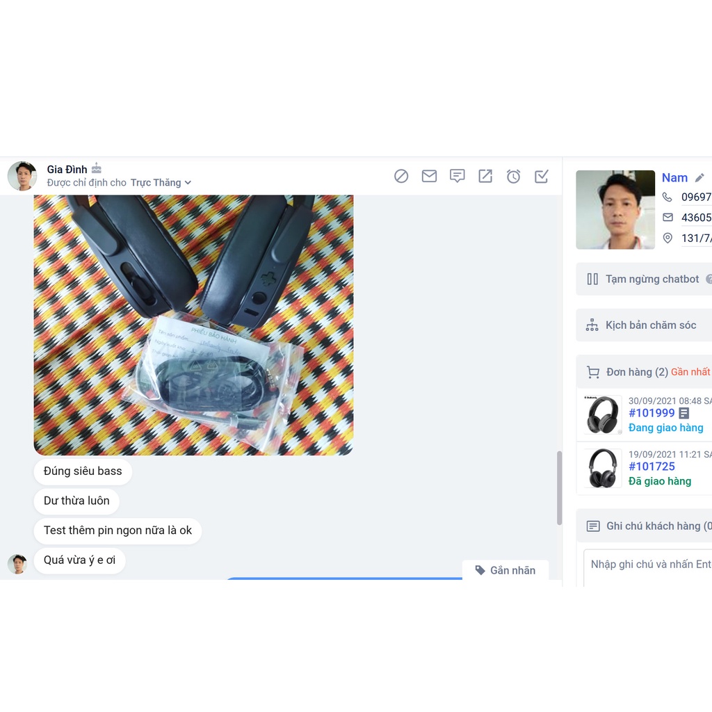 Tai Nghe Skullcandy Crusher Wireless Chính Hãng – Chụp Tai Siêu Bass