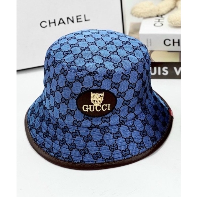 Nón bucket nam nữ, nón vành logo mạc sắt gcc, viền da cao cấp