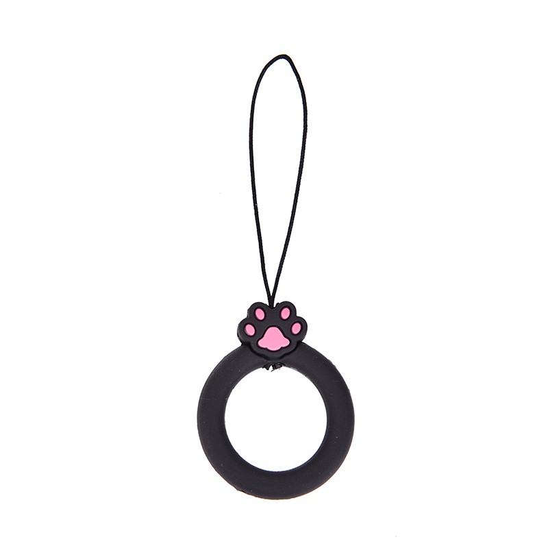 Dây Đeo Điện Thoại Bằng Silicon Hình Hoạt Hình 3D Chống Thất Lạc