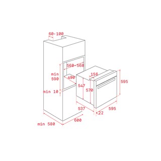 Lò Nướng Teka HBB 605 (70L)
