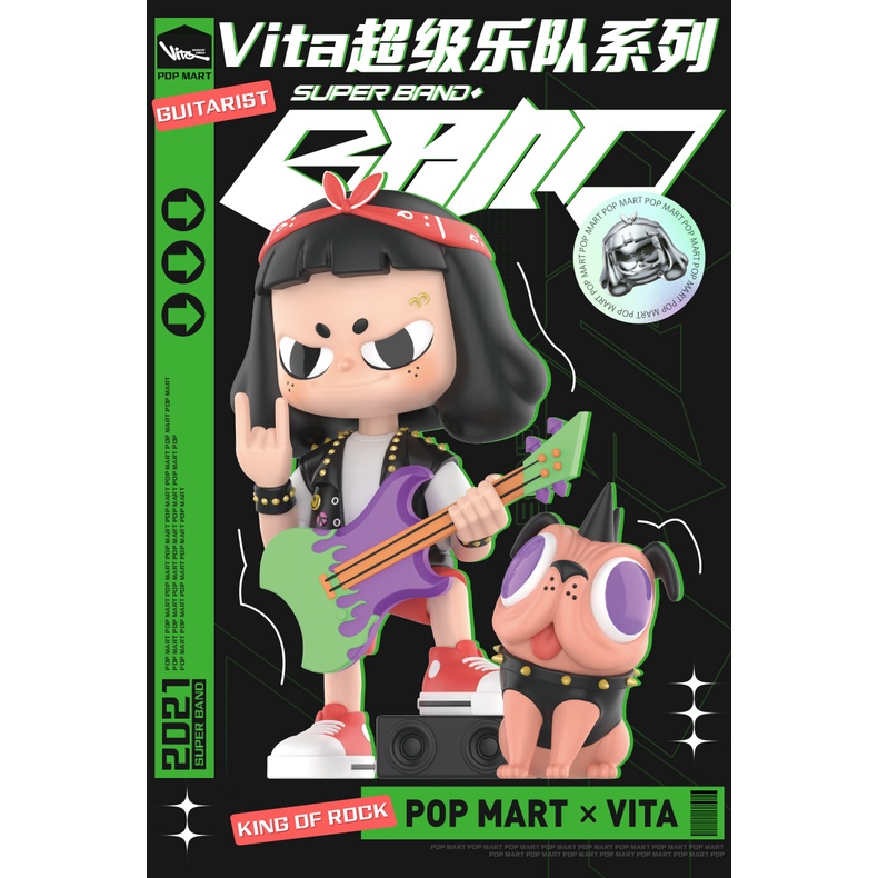 Popmart POPMART VITA Super Band Phong Cách Cơ Bản