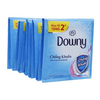 Nước xả vải Downy Chống khuẩn dây 10x22ml