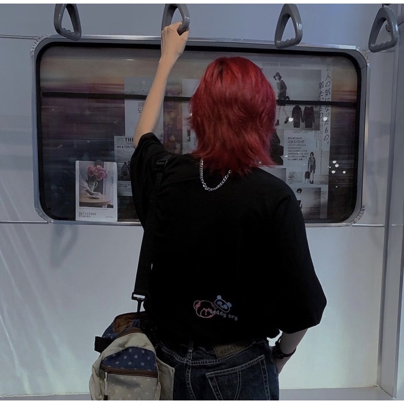 Áo Thun SADBOIZ TEDDYCRY TYPO tee áo thun tay lỡ Sad boiz nam nữ Unisex