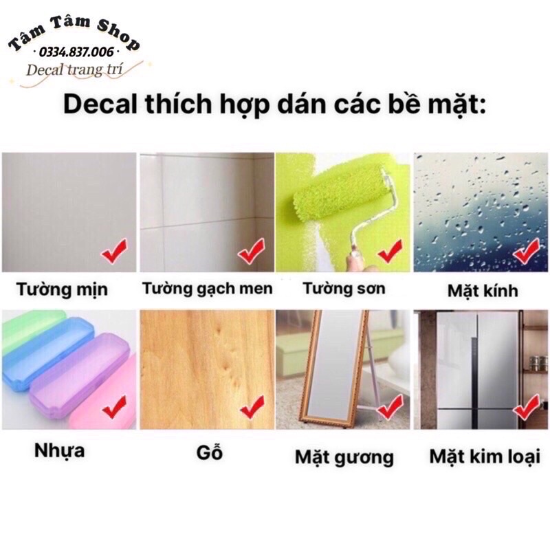 Decal dán tường cô gái bên cửa sổ phong cách Hàn Quốc.