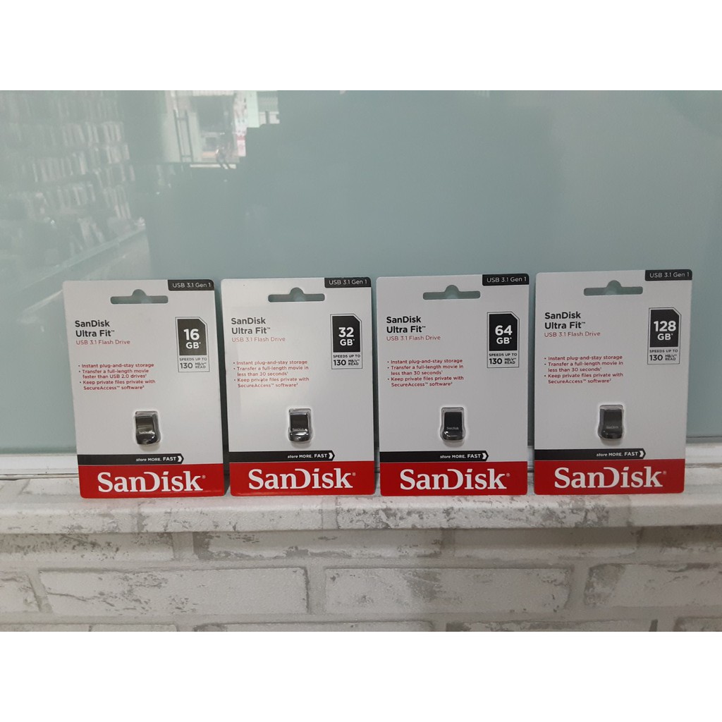 USB 3.1 SanDisk Ultra Fit CZ430 16GB-32GB-64GB-128GB ( chính hãng )