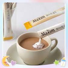 Cà Phê Hòa Tan Maxim White Gold hàn quốc (hộp 100 gói