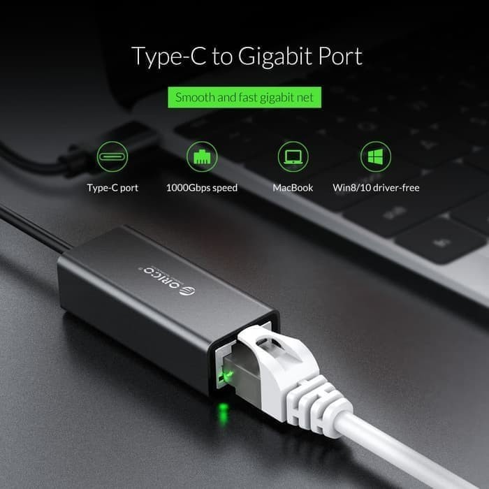Dây Cáp Chuyển Đổi Usb 3.1 TYPE C Sang LAN RJ45 ORICO XC-R45