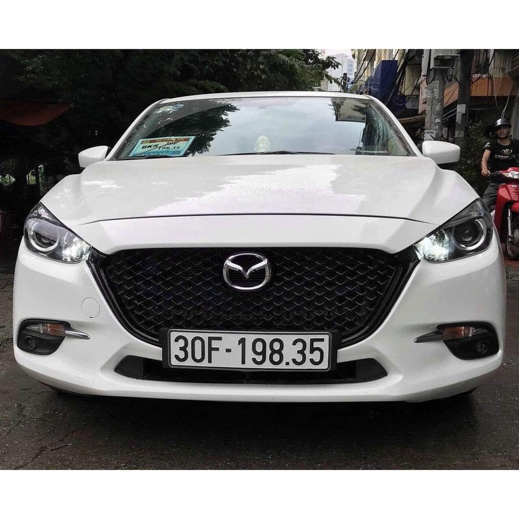 Mặt calang Mazda 3 2018 FL độ tổ ong nâng cấp giống CX5 2018