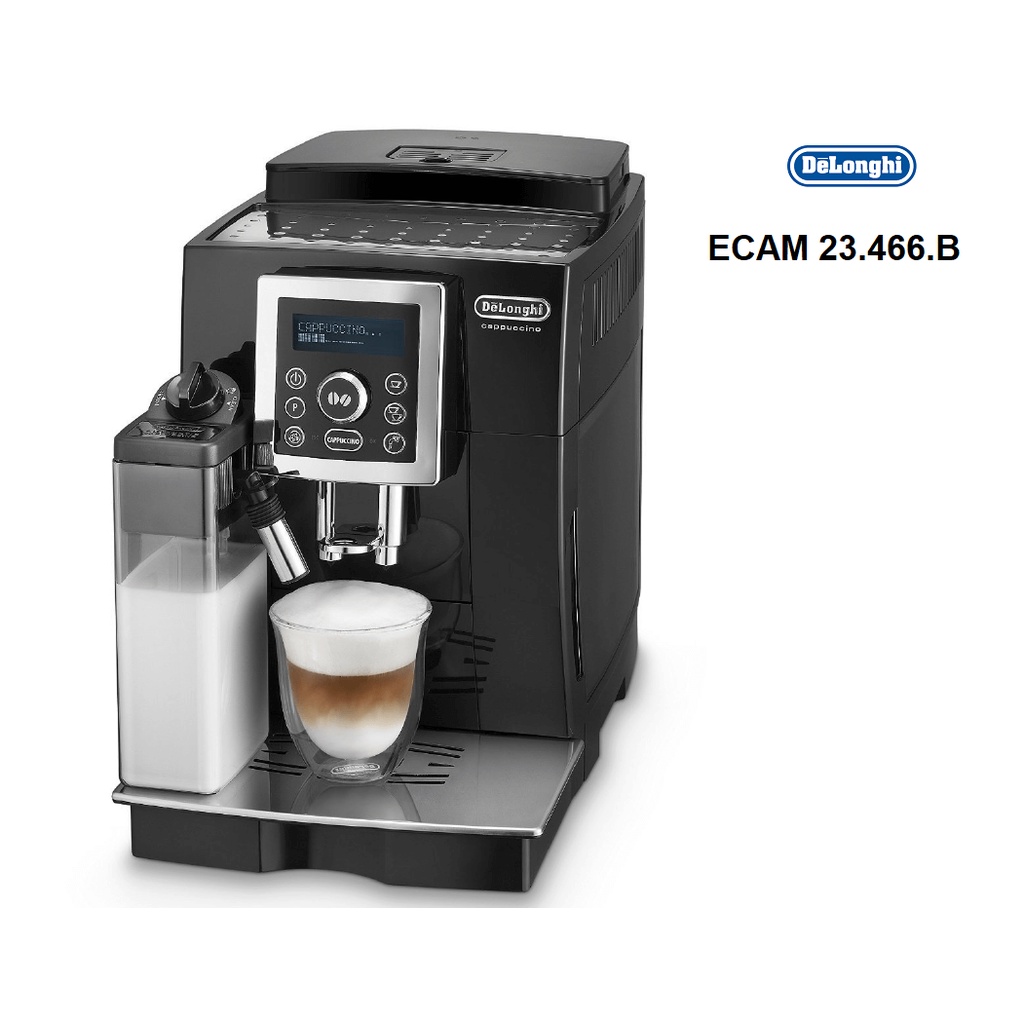 [Mã ELHADEV giảm 4% đơn 300K] MÁY PHA CÀ PHÊ TỰ ĐỘNG DELONGHI ECAM 23.466.B (Made in Romania)