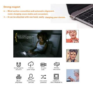 Cáp sạc nam châm từ tính Type C cho Macbook / Macbook