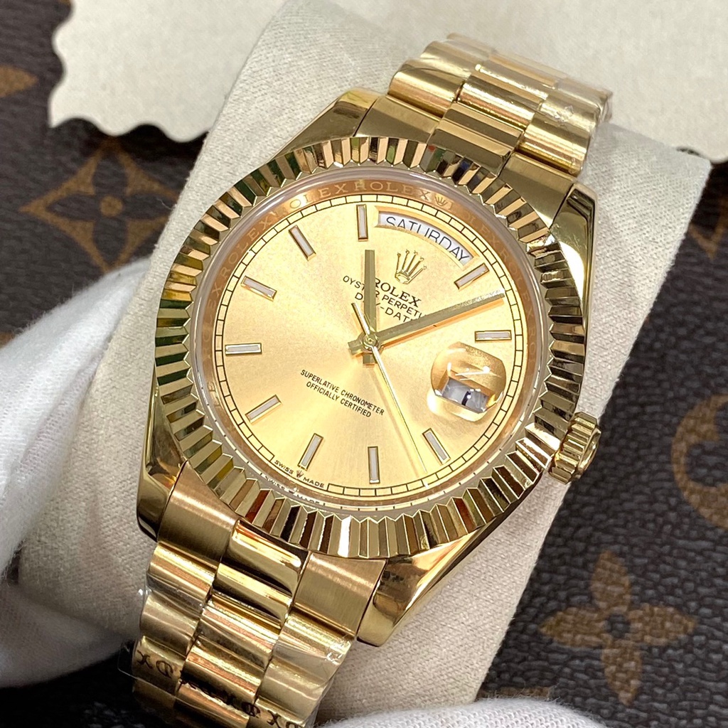 Đồng Hồ Nam Size 40mm - ROLEX DAY DATE Automatic Japan - Bảo Hành 2 năm