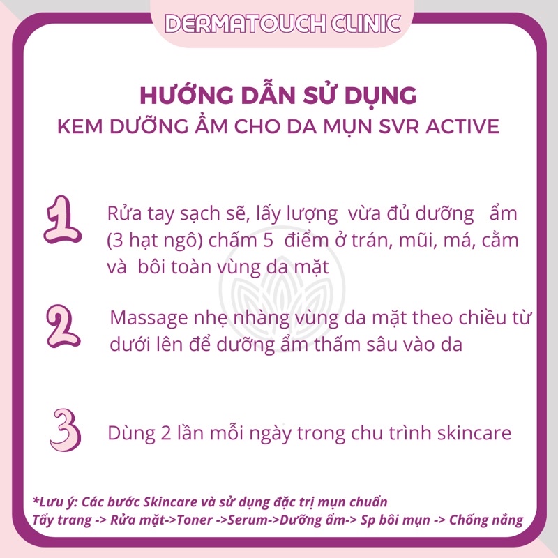 [Chính Hãng] Kem Dưỡng ẩm SVR Sebiaclear Active chăm sóc da dầu mụn, kiềm dầu, sẽ khít lỗ chân lông (40mL)