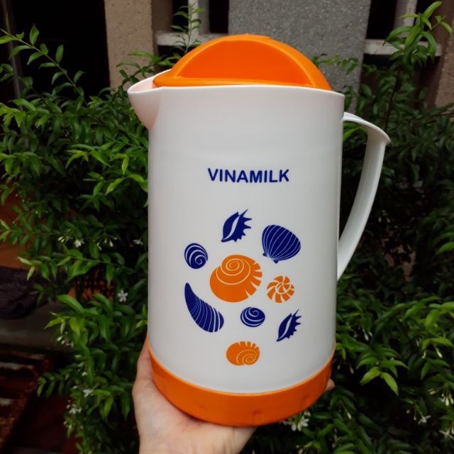 CA NHỰA GIỮ NHIỆT 1.5L - Ca nhựa duy tân 1,5L(ca đá cao) VINAMILK