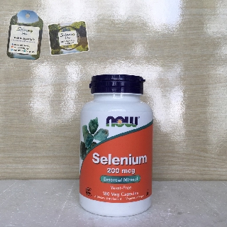Viên uống selenium 200mcg now foods – 180 viên