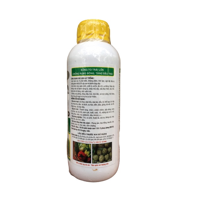 Phân bón hữu cơ cao cấp Growmore Acid Humic 322 chai 1 lít