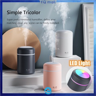 Máy phun sương tạo độ ẩm không khí mini có đèn LED màu cầu vồng