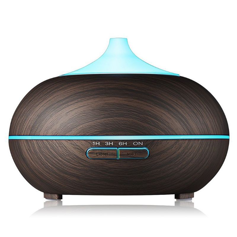 MÁY KHUẾCH TÁN TINH DẦU ĐÈN XÔNG TINH DẦU AROMA DIFFUSER 550ML KÈM ĐIỀU KHIỂN TỪ XA