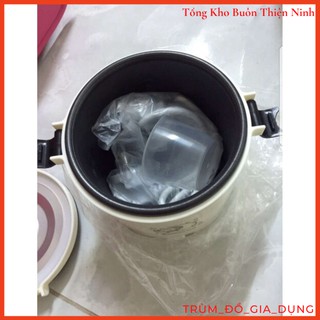 Nồi Cơm, Cặp Lồng Điện Mini 2 In 1 Bảo Hành 1 Tháng
