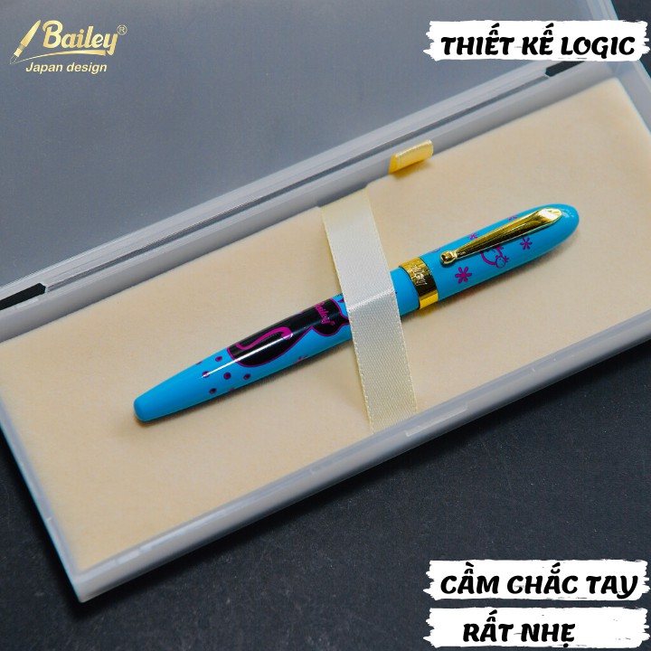 Bút Máy Luyện Viết Chữ Đẹp Đặc Biệt Cho Bé Cấp 1 - Nhẹ Nét Thanh Đậm Rất Bền - Bailey 03