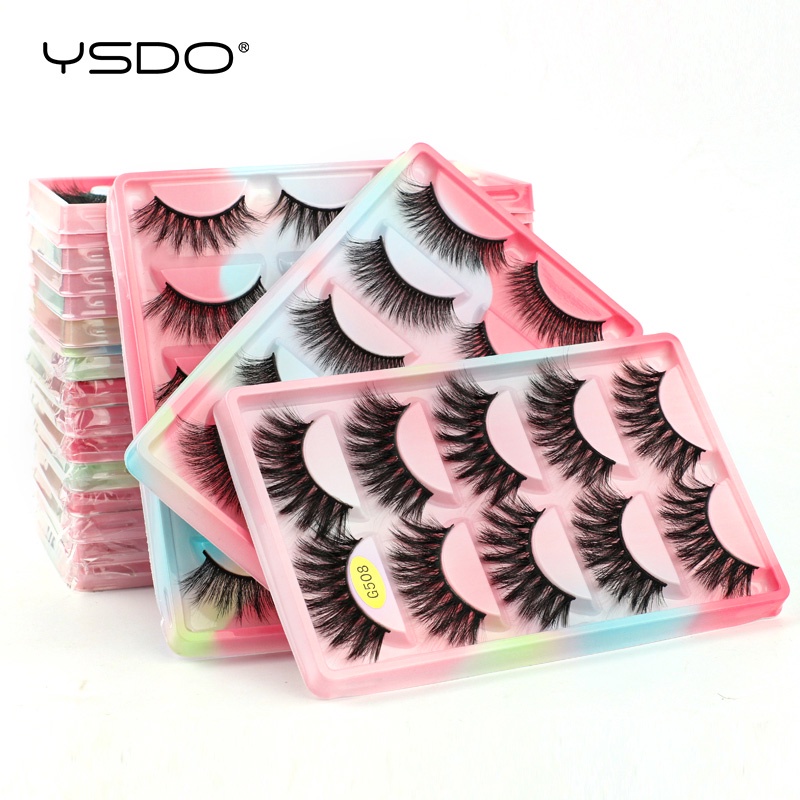 Bộ 5 Cặp Lông Mi Giả 3D Tự Nhiên YSDO