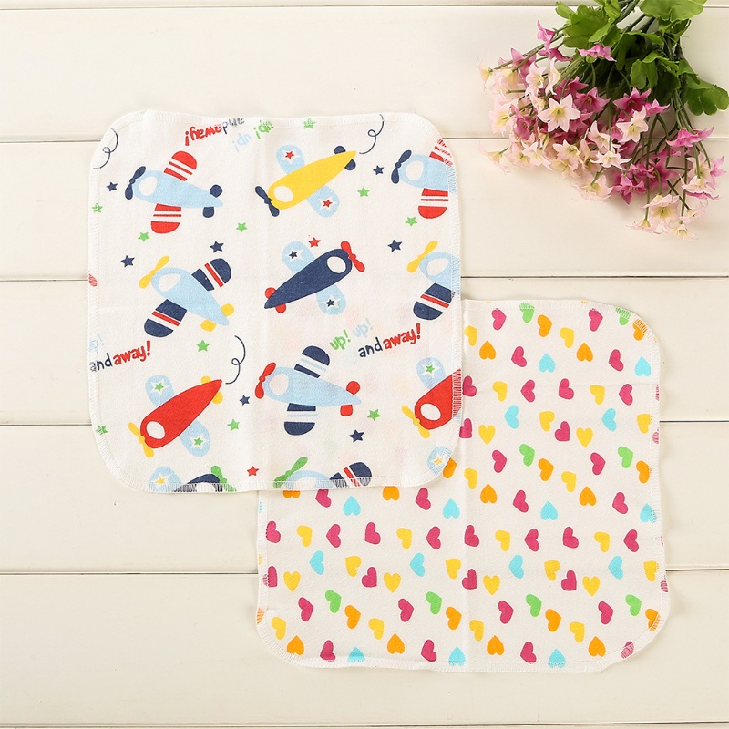 Khăn Tay Chất Liệu Cotton Cao Cấp Tiện Lợi Dễ Sử Dụng Cho Bé