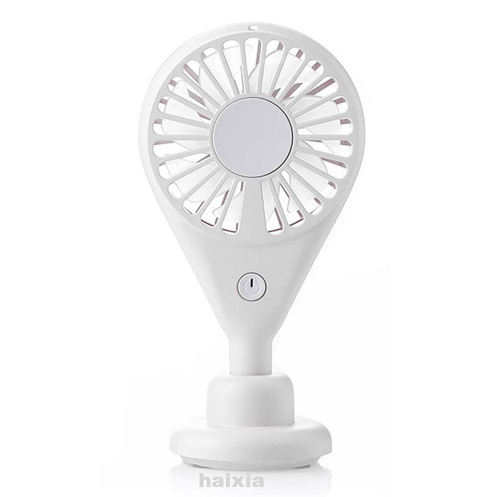 Desktop Household LED Light USB Charging Handheld Fan