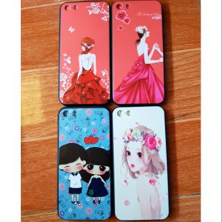 Ốp lưng iPhone 5 / 5s / SE Hình 4D cô gái dễ thương