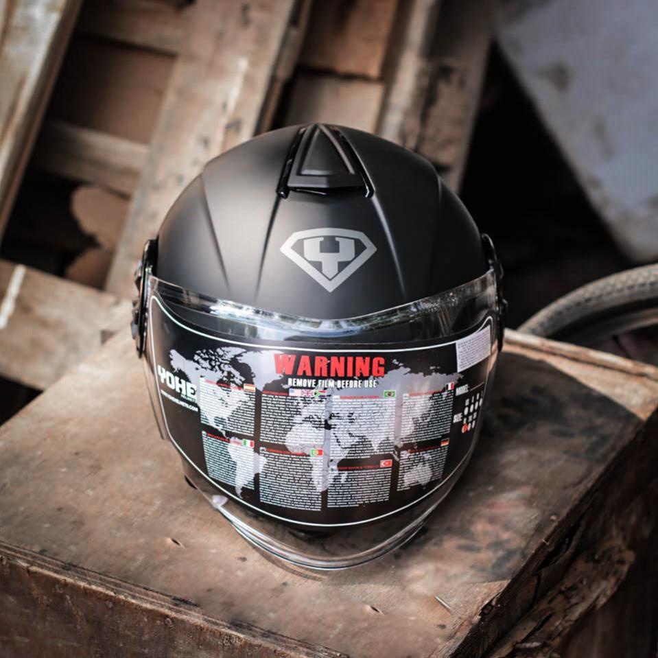 MŨ BẢO HIỂM 3/4 YOHE 851  - Biker Sài Gòn