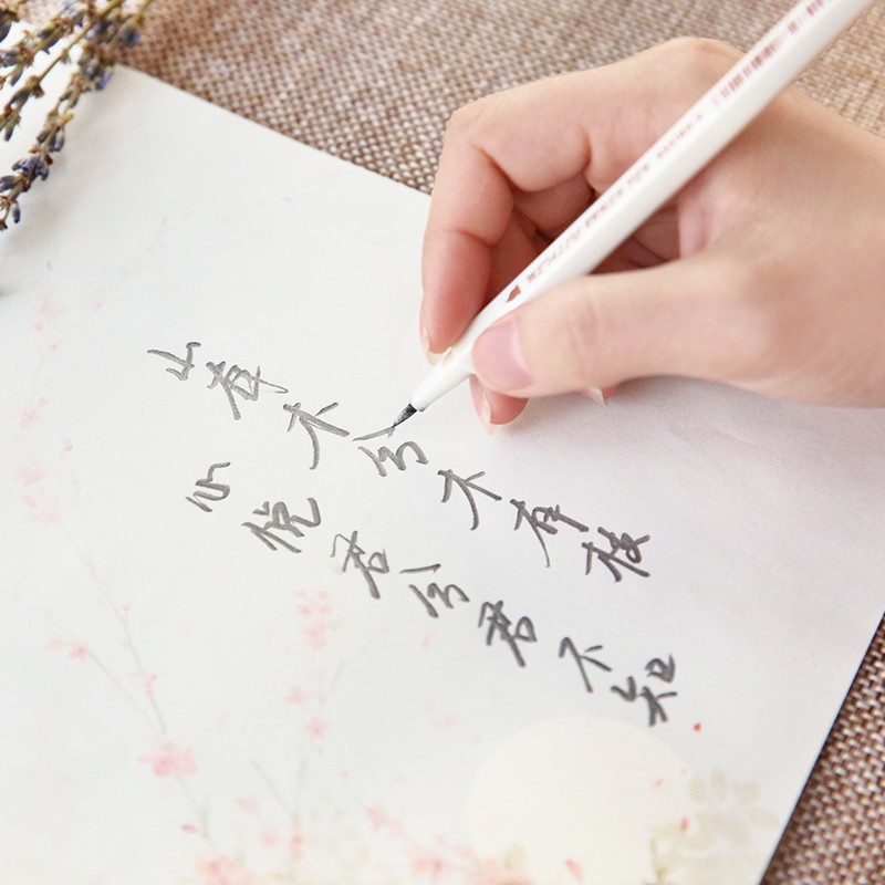 1 Bút Lông Viết Thư Pháp / Vẽ Tranh Màu Sắc Khác Nhau Với 10 Màu Khác Nhau A6965