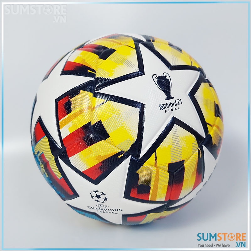 Quả Banh Bóng Đá Ngoại Hạng Anh Loại 1 Đúc Nguyên Khối Cao Cấp Mới Nhất - final size 4-5