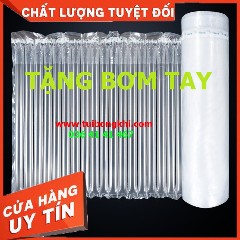 Cột khí chống sốc bọc hàng vận chuyển, đệm hơi đóng gói hàng dễ vỡ