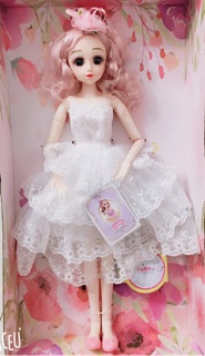 Búp Bê Công Chúa 60cm có 22 Khớp.