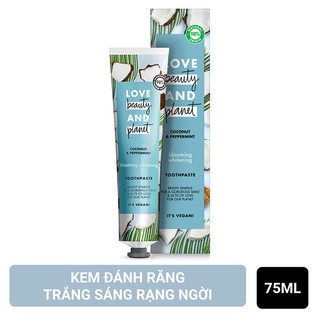 Kem đánh răng Love Beauty And Planet Bạc hà