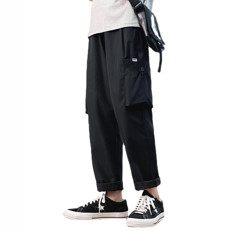 Quần Yếm Dáng Rộng plus size Phong Cách Hàn Quốc Cho Nam