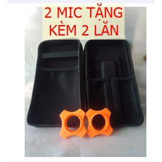 2 Micro không dây COK 123 - ST-123  loai 1 MẪU 2023 LOA KÉO 200W 300W