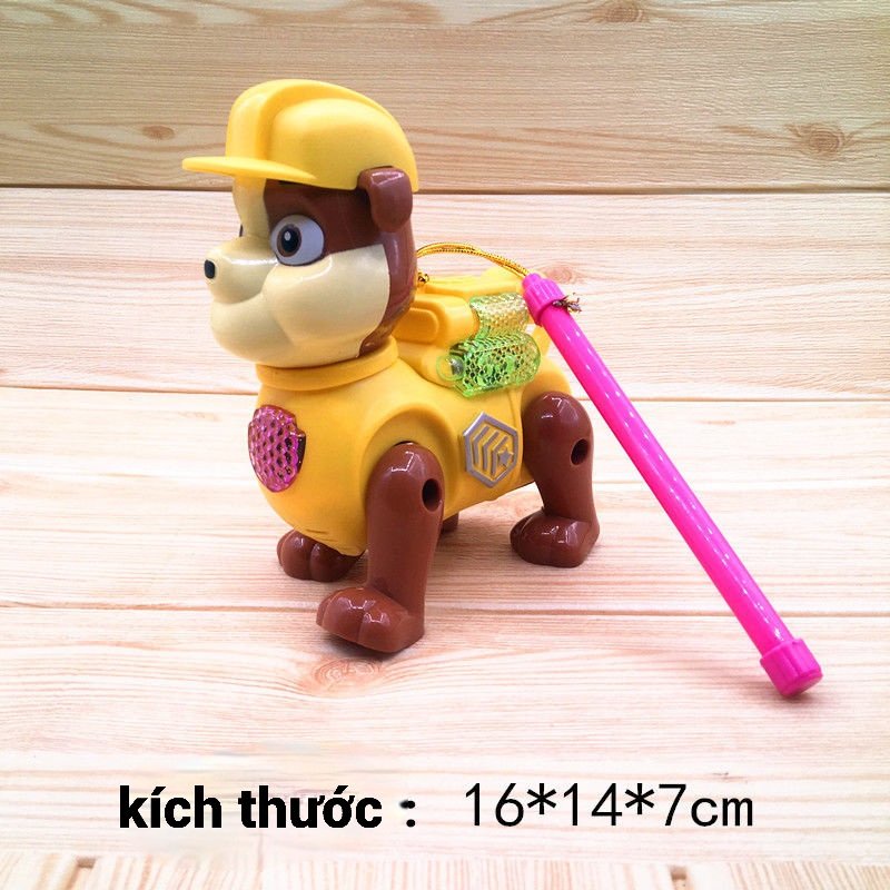 Đồ chơi chú chó cứu hộ chạy bằng pin có nhạc thú vị cho bé trai bé gái