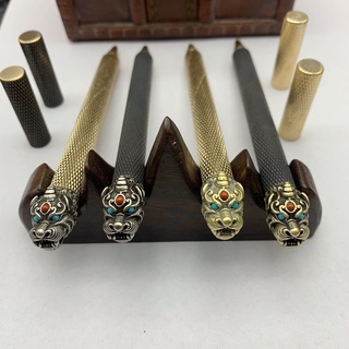 Bút bi đầu rồng bằng đồng nguyên khối