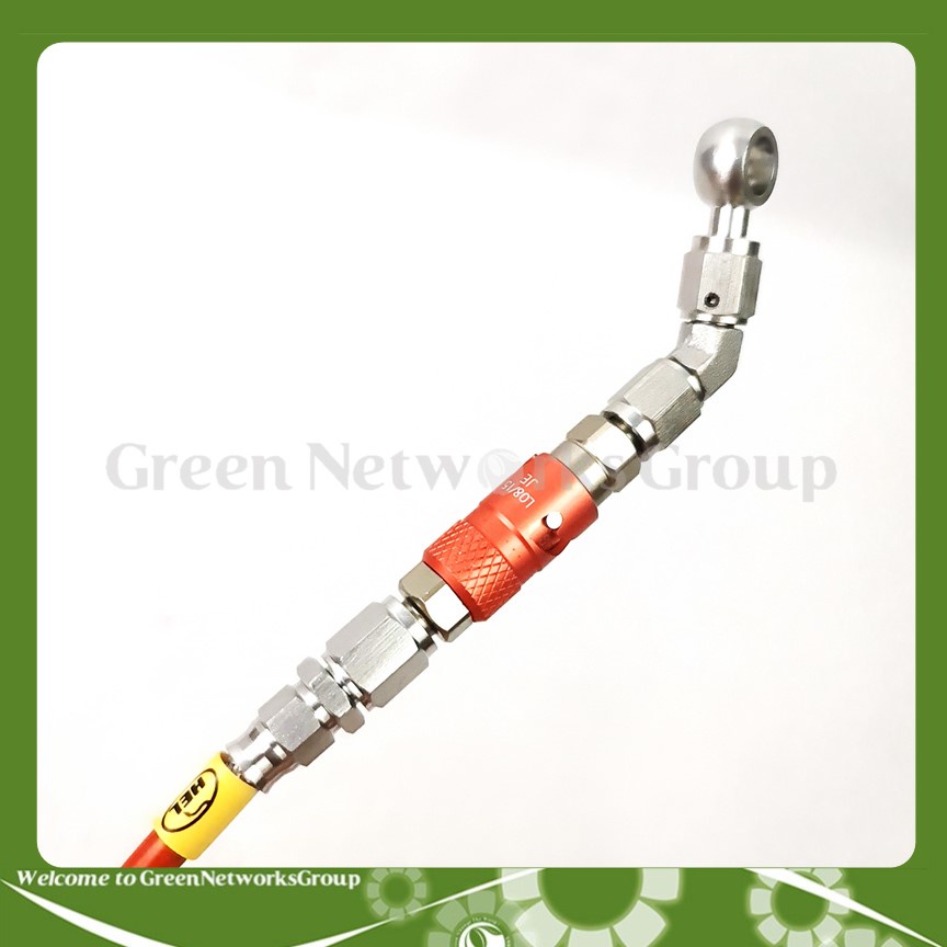 Dây dầu thắng trước HEL bấm đầu Earl's có ngắt dầu gắn mọi loại xe Greennetworks ( Cam )