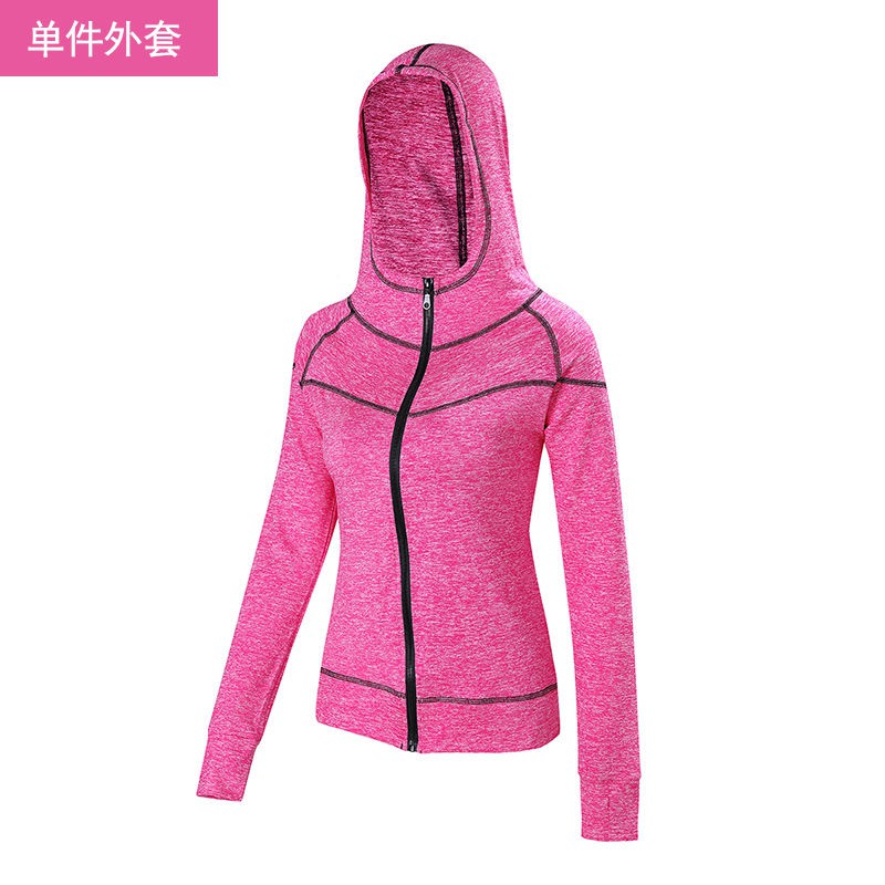 Áo Khoác Hoodie Tay Dài Tập Yoga / Chạy Bộ Dành Cho Nữ