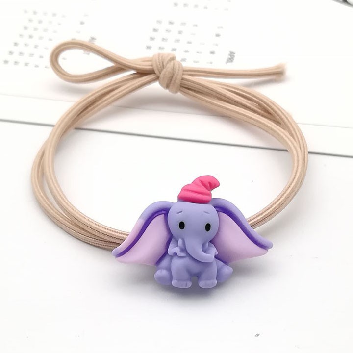 ⚡ Cột Tóc Buộc Tóc Chú Voi Cute Được Tùy Chọn Màu -  Dây Buộc Tóc Trang Trí Hình Chú Voi Dumbo Dễ Thương ⚡