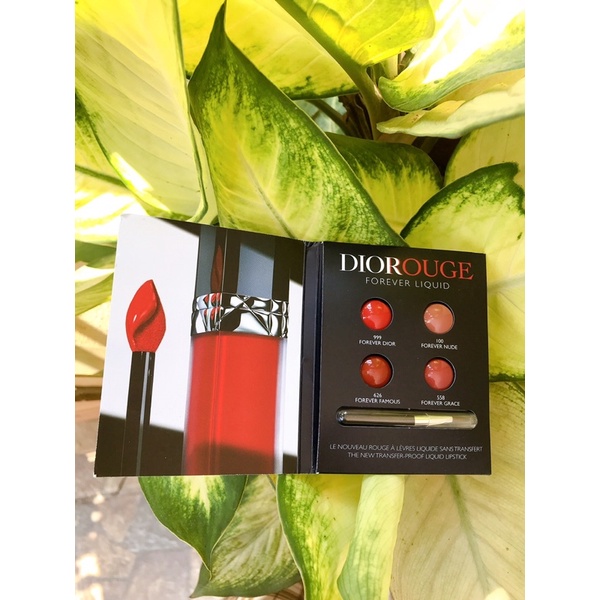 set son kem lỳ Dior mini 4 màu thời thượng 999, 100, 626, 558