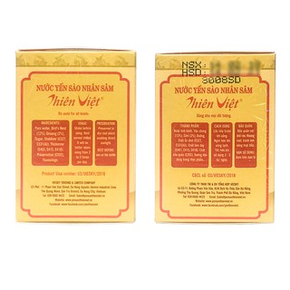 NƯỚC YẾN THIÊN VIỆT ĐỦ VỊ 70ML