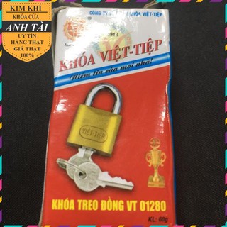 Khoá đồng Việt Tiệp cầu 5 (VT 01280) bấm