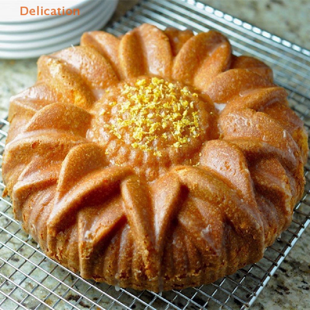 [Delication] 1PC Silicone Sunflower Kitchen Food Baking Tray Cake Bread Mold  DIY Tool