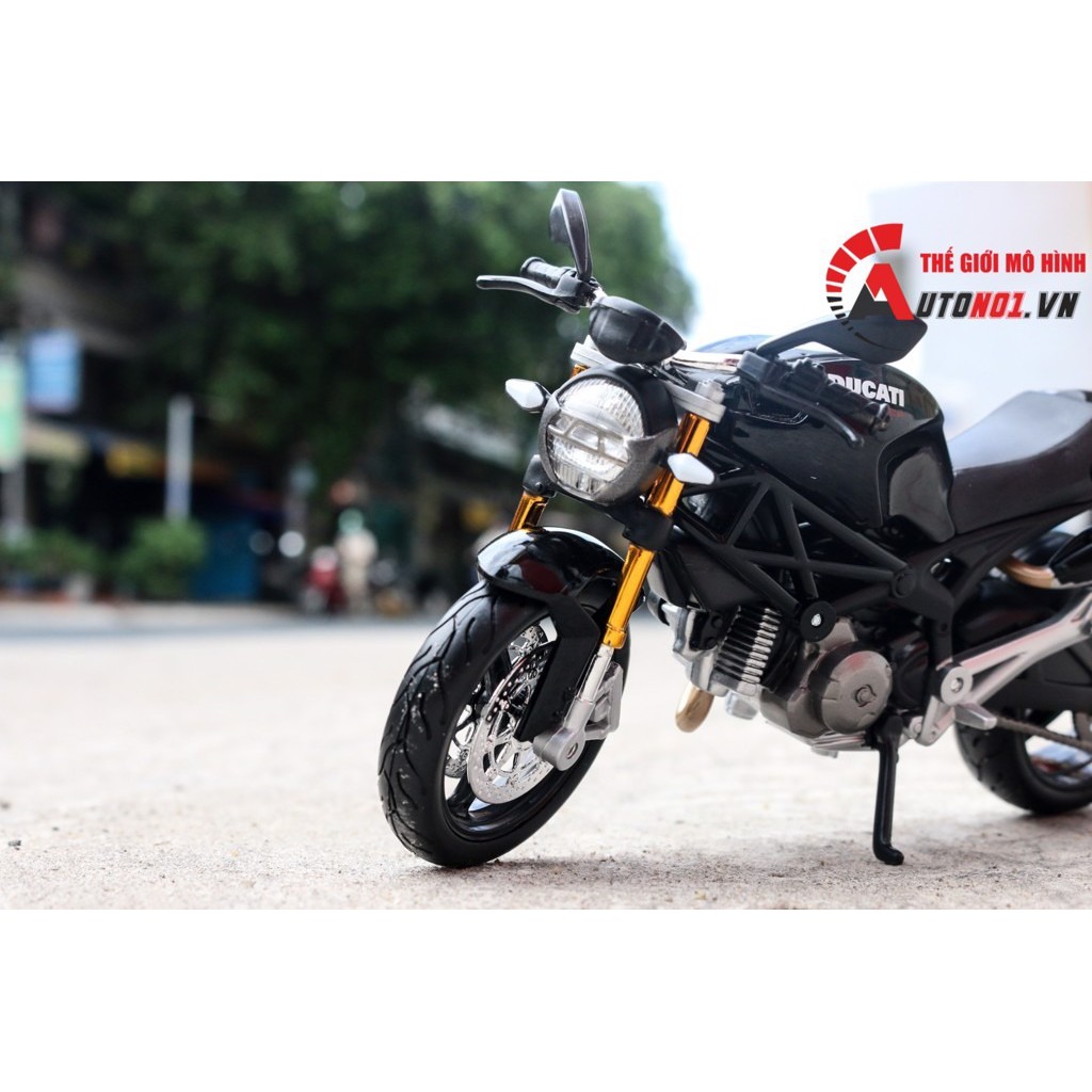 MÔ HÌNH XE DUCATI MONSTER 696 BLACK 1:12 MAISTO 1590