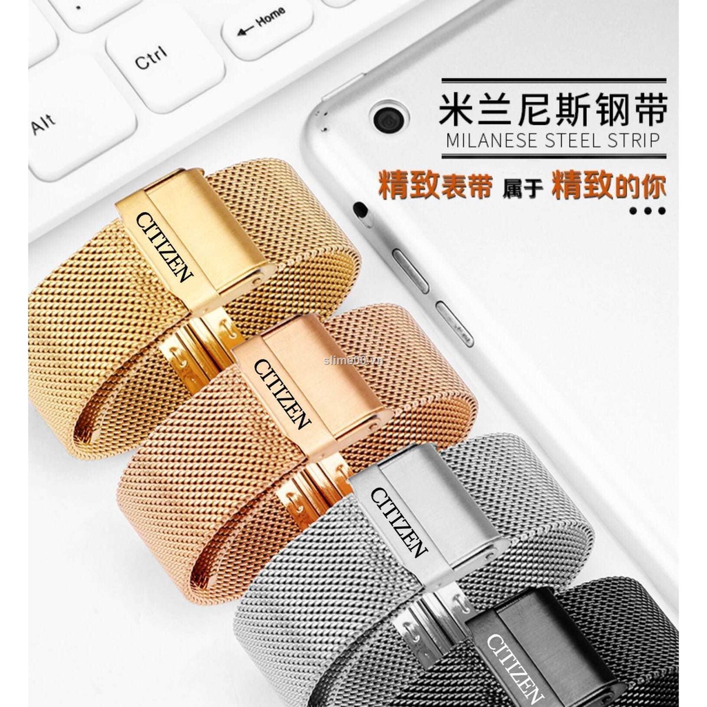 Dây đeo đồng hồ nam nữ citizen/citizen màu tùy chọn BM8475