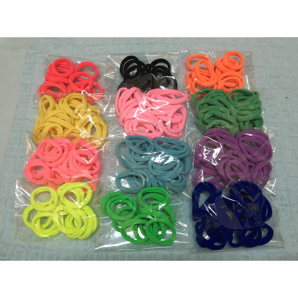 1 cọng thun cuộc tóc vải có nhiều màu đẹp đường kính 4.5CM màu ngẫu nhiên