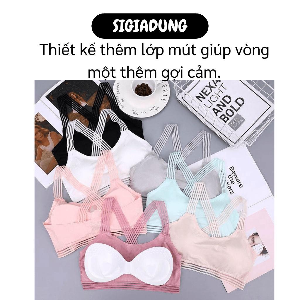 [SGD] Áp Bra Nữ - Bra Thể Thao Dây Chéo Tập Gym, Yoga Thấm Hút Nhanh, Co Giãn Tốt 8039