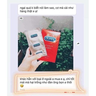 Bao cao su Durex hộp 30 chiếc Fetherlite siêu mỏng
