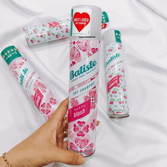 Dầu gội khô Batiste Dry Shampoo
